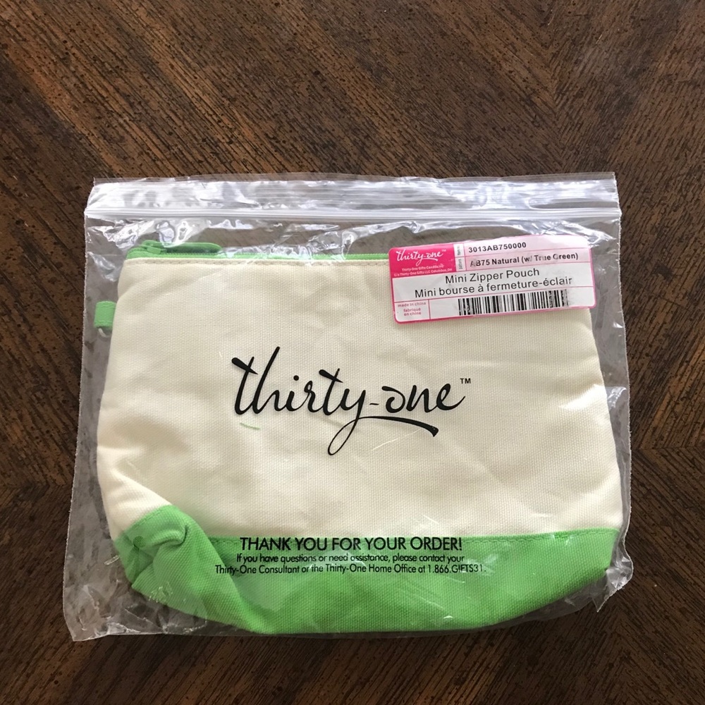 Mini zipper pouch
